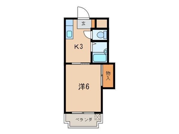 シャトレ東新町２の物件間取画像